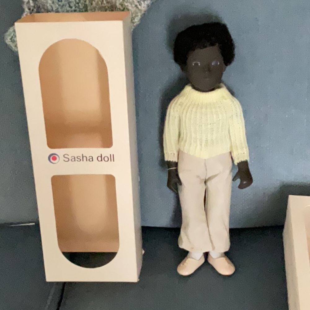Sasha Doll with Yellow Sweater.